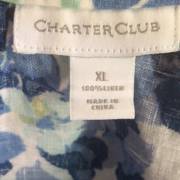 Pretty bright linen top - Picture 2 of 5